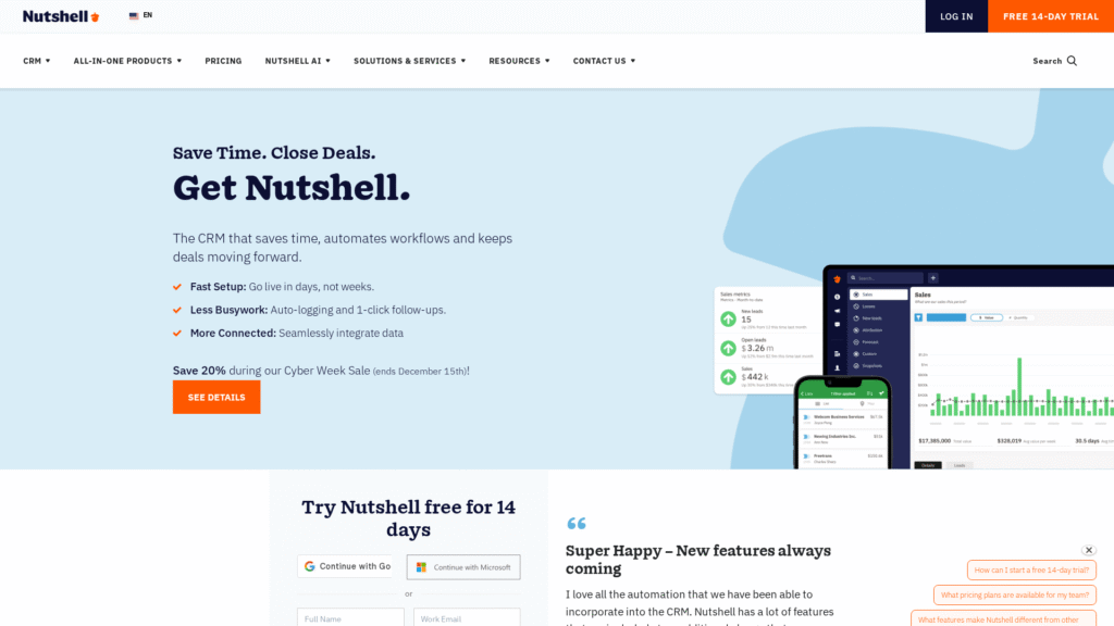 nuthsell crm 