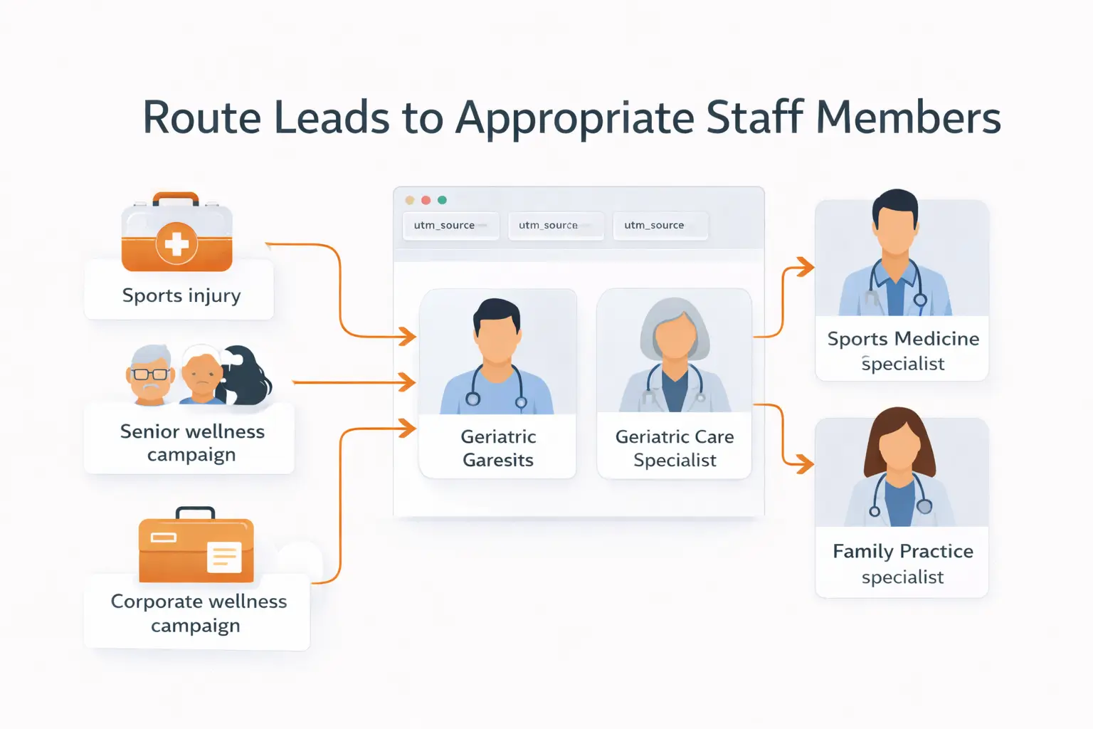 routing based on lead source data