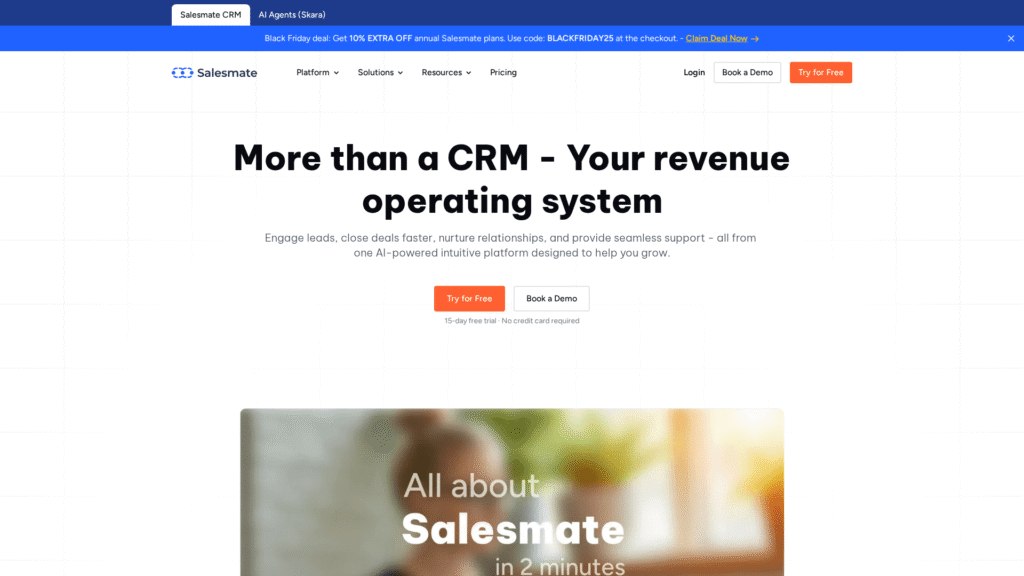 salesmate crm